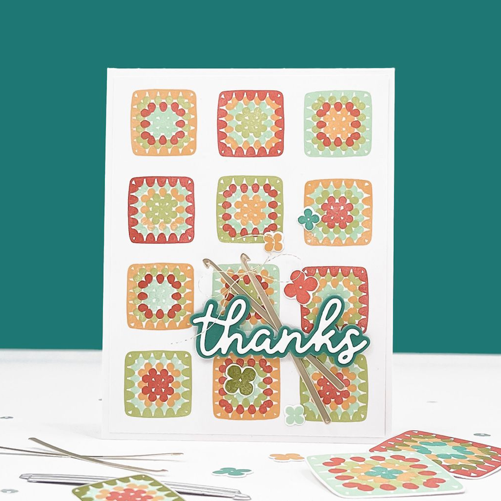 Concord & 9th Granny Square Die Set 12622 thanks