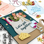 Concord & 9th Grocery Greetings Stamp and Die Bundle wine