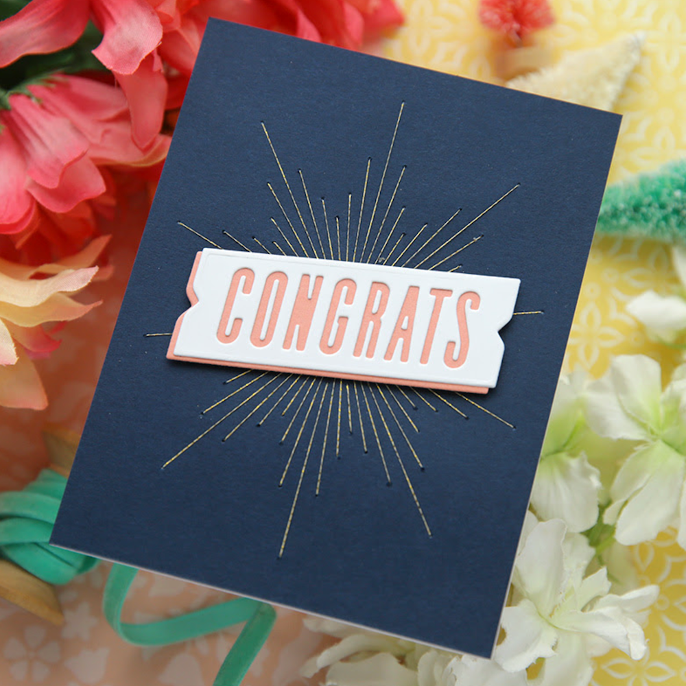 Concord & 9th Halo Piercing Die 12671 congrats | color-code:ALT01