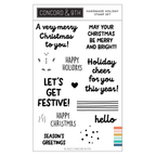 Concord & 9th Handmade Holiday Clear Stamp Set 12212