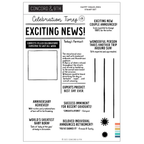 Concord & 9th Happy Headlines Stamp and Die Bundle
