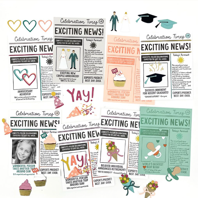 Concord & 9th Happy Headlines Die Set 12173