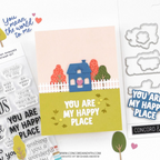 Concord & 9th Happy Phrases Die Set 13023 you are my happy place