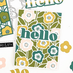Concord & 9th Hello & Thanks Die Set 12394 flower