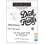 Concord & 9th Holiday Trimmings Clear Stamp Set 13049