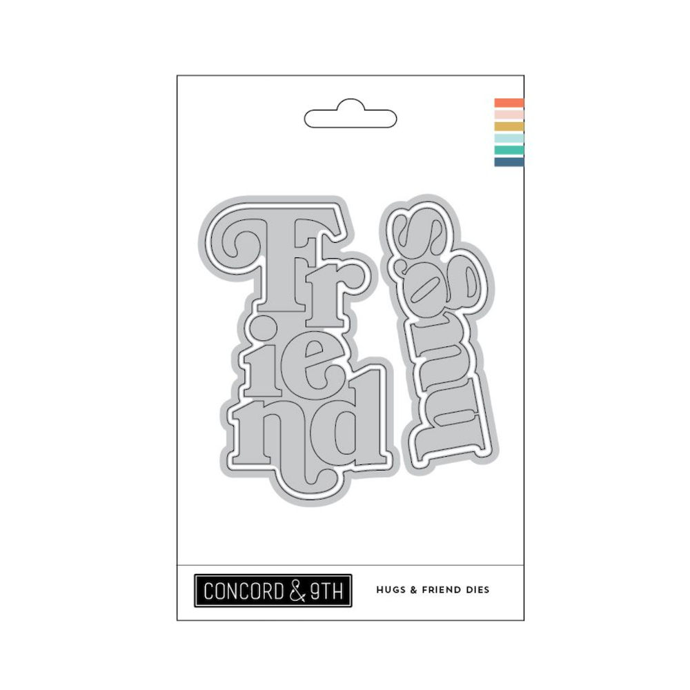 Concord & 9th Hugs & Friend Die Set 12441