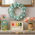Concord & 9th In Bloom Wreath Kit hello