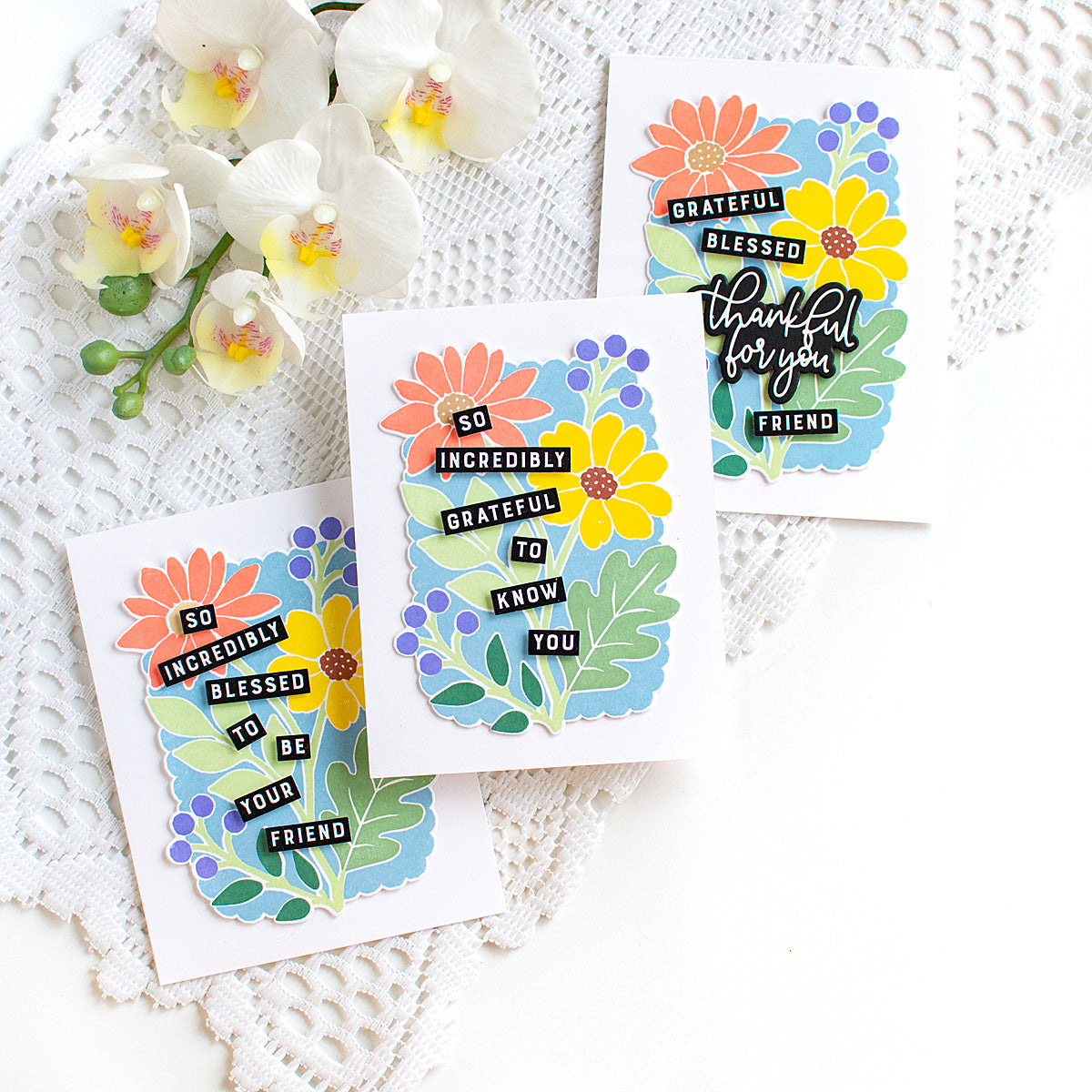 Concord & 9th Incredibly Grateful STAMPtember Exclusive Stamps 2502ssc Heather Hoffman Grateful and Thankful Floral Cards | color-code:ALT03