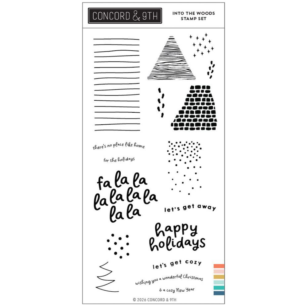 Concord & 9th Into the Woods Clear Stamp Set 13052