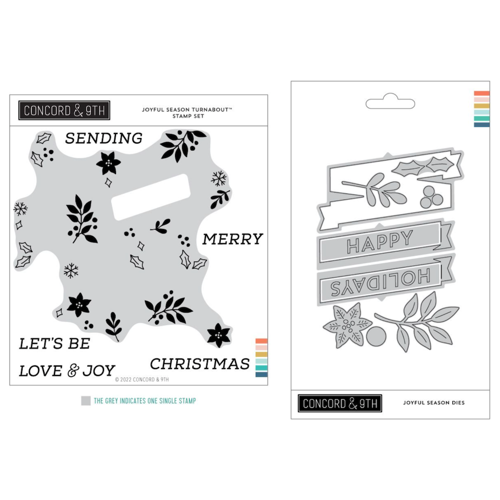 Concord & 9th Joyful Season Stamp and Die Bundle