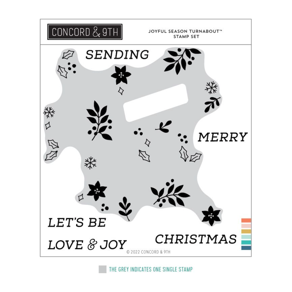 Concord & 9th Joyful Season Turnabout Stamp Set 12221