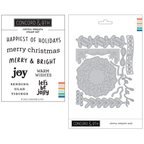 Concord & 9th Joyful Wreath Stamp and Die Bundle