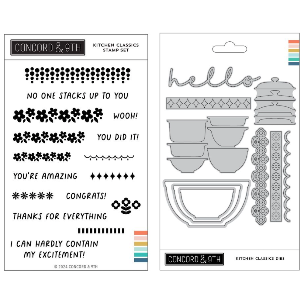 Concord & 9th Kitchen Classics Stamp and Die Bundle