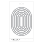 Concord & 9th Kristina Werner A7 Oval Basics Die Set kw1263