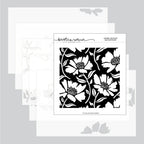 Concord & 9th Kristina Werner Aubrey Blooms Background Stamp and Stencils Bundle