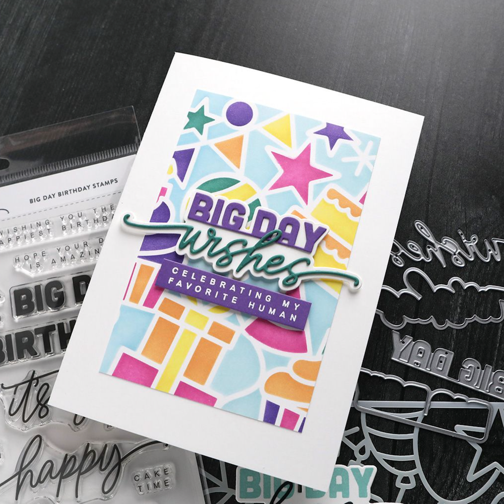 Concord & 9th Kristina Werner Big Day Die Set kw1265 wishes