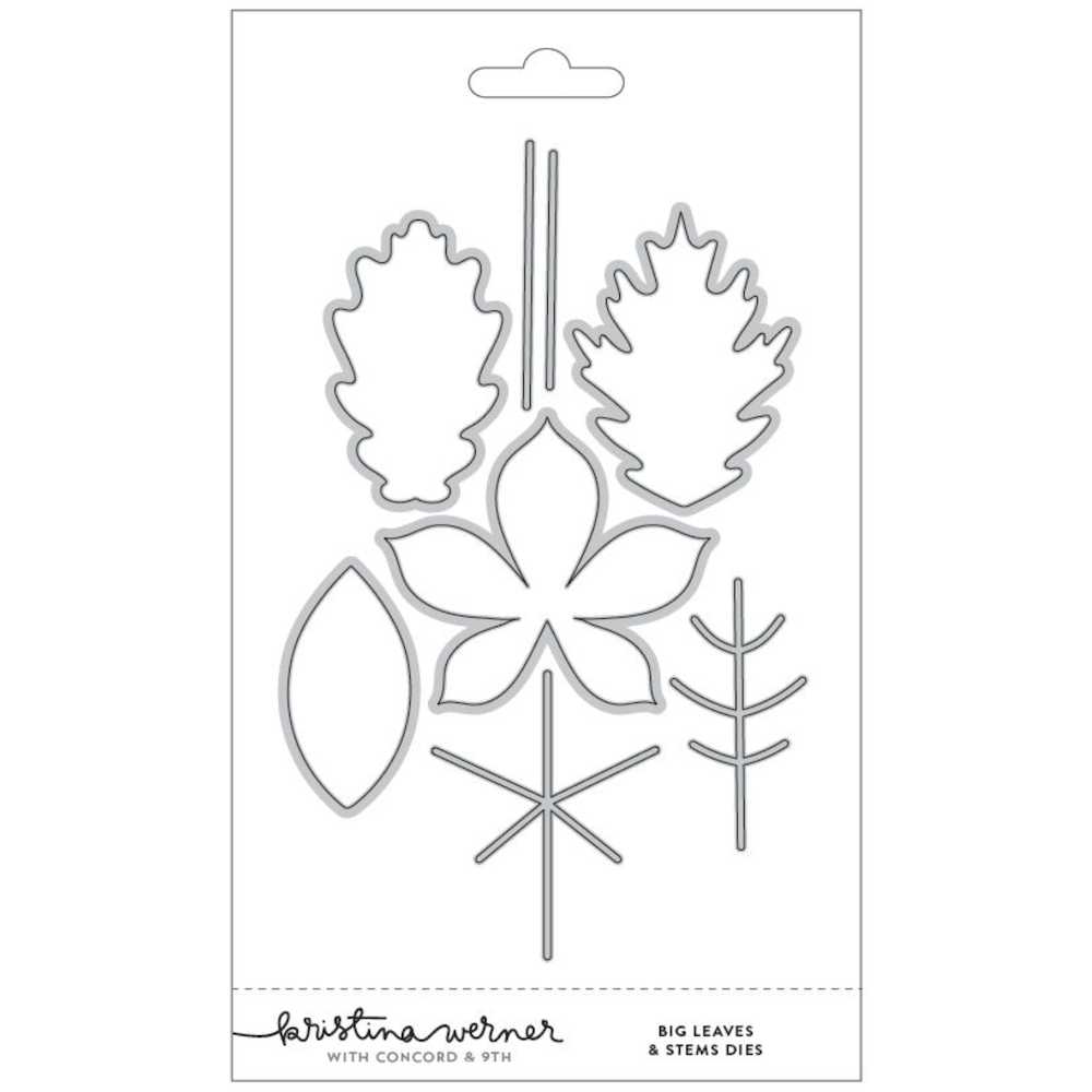 Concord & 9th Kristina Werner Big Leaves and Stems Die Set kw1328