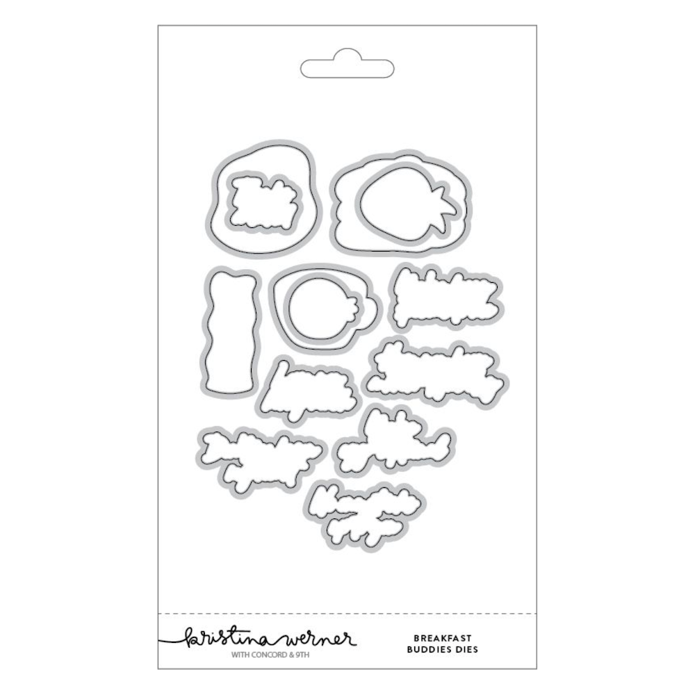 Concord & 9th Kristina Werner Breakfast Buddies Die Set kw1142