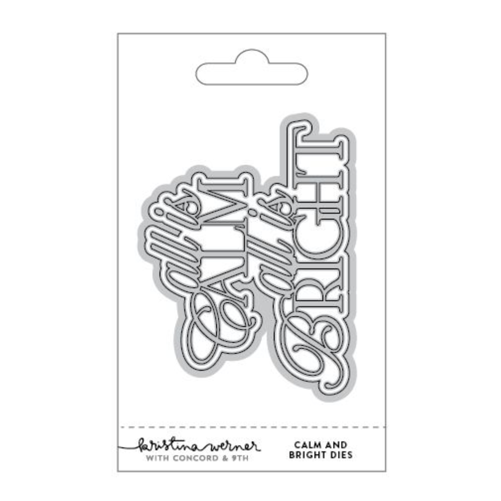Concord & 9th Kristina Werner Calm and Bright Die Set kw1182