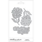 Concord & 9th Kristina Werner Cheerful Flowers Die Set kw1056