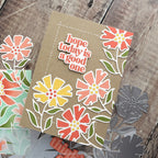 Concord & 9th Kristina Werner Cheerful Flowers Die Set kw1056 good