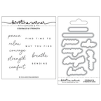 Concord & 9th Kristina Werner Courage and Strength Stamps and Dies Bundle