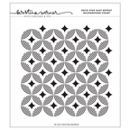 Concord & 9th Kristina Werner Deco Star Easy Repeat Background Stamp kw1168