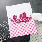 Concord & 9th Kristina Werner Dots on Dots Stencil Set kw1208 pink