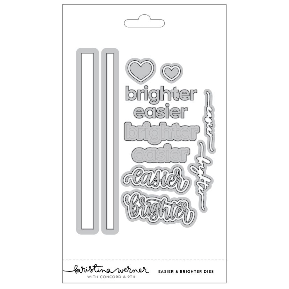 Concord & 9th Kristina Werner Easier & Brighter Die Set kw1306
