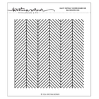 Concord & 9th Kristina Werner Easy Repeat Herringbone Background Stamp Set kw1318
