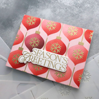 Concord & 9th Kristina Werner Elegant Holiday Greetings Die Set kw1183 red
