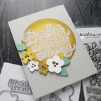 Concord & 9th Kristina Werner Encouraging Words Clear Stamp Set kw1078 brighter