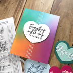 Concord & 9th Kristina Werner Everything Will Be Okay Clear Stamp Set kw1211 promise