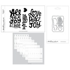 Concord & 9th Kristina Werner Festive Fun Stamp Stencil and Die Bundle