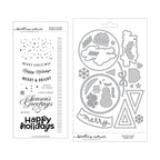 Concord & 9th Kristina Werner Festive Snow Globe Stamp and Die Bundle