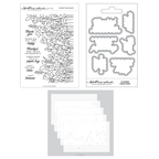 Concord & 9th Kristina Werner Flower Field Stamps Dies and Stencils Bundle