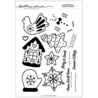 Concord & 9th Kristina Werner Gingerbread Cookies Clear Stamp Set kw1343