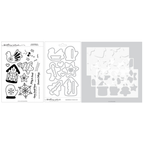 Concord & 9th Kristina Werner Gingerbread Cookies Stamps Dies and Stencil Bundle