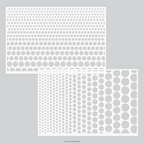 Concord & 9th Kristina Werner Gradual Dots Stencil Set kw1061