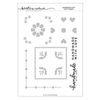 Concord & 9th Kristina Werner Handmade With Love Clear Stamp Set kw1223