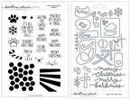 Concord & 9th Kristina Werner Happy Pawlidays Stamps and Dies Bundle