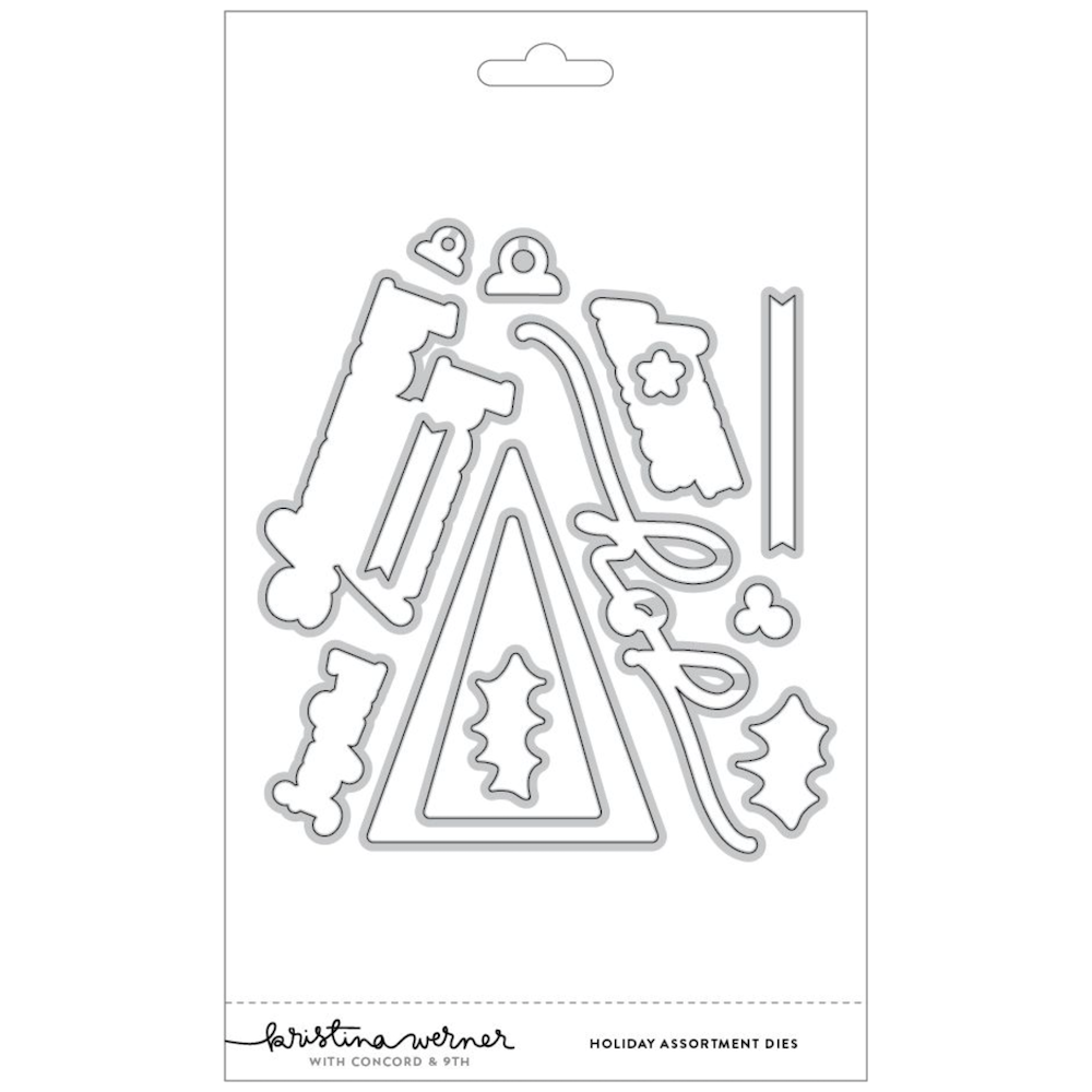 Concord & 9th Kristina Werner Holiday Assortment Die Set kw1012