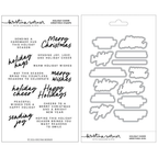 Concord & 9th Kristina Werner Holiday Cheer Greetings Stamps and Dies Bundle