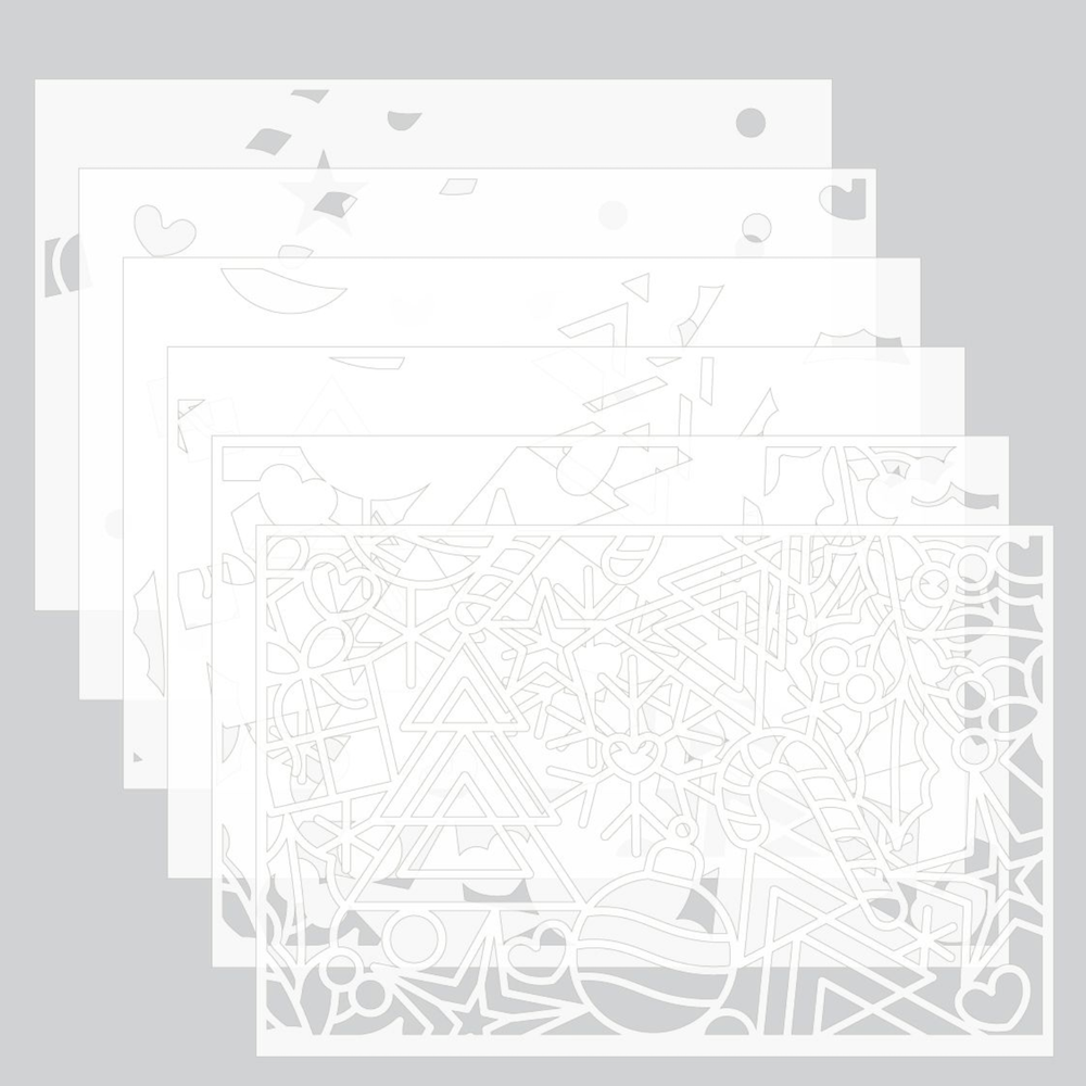 Concord & 9th Kristina Werner Holiday Icons Stencil Set kw1169