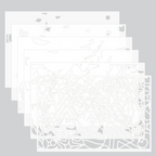 Concord & 9th Kristina Werner Holiday Icons Stencil Set kw1169