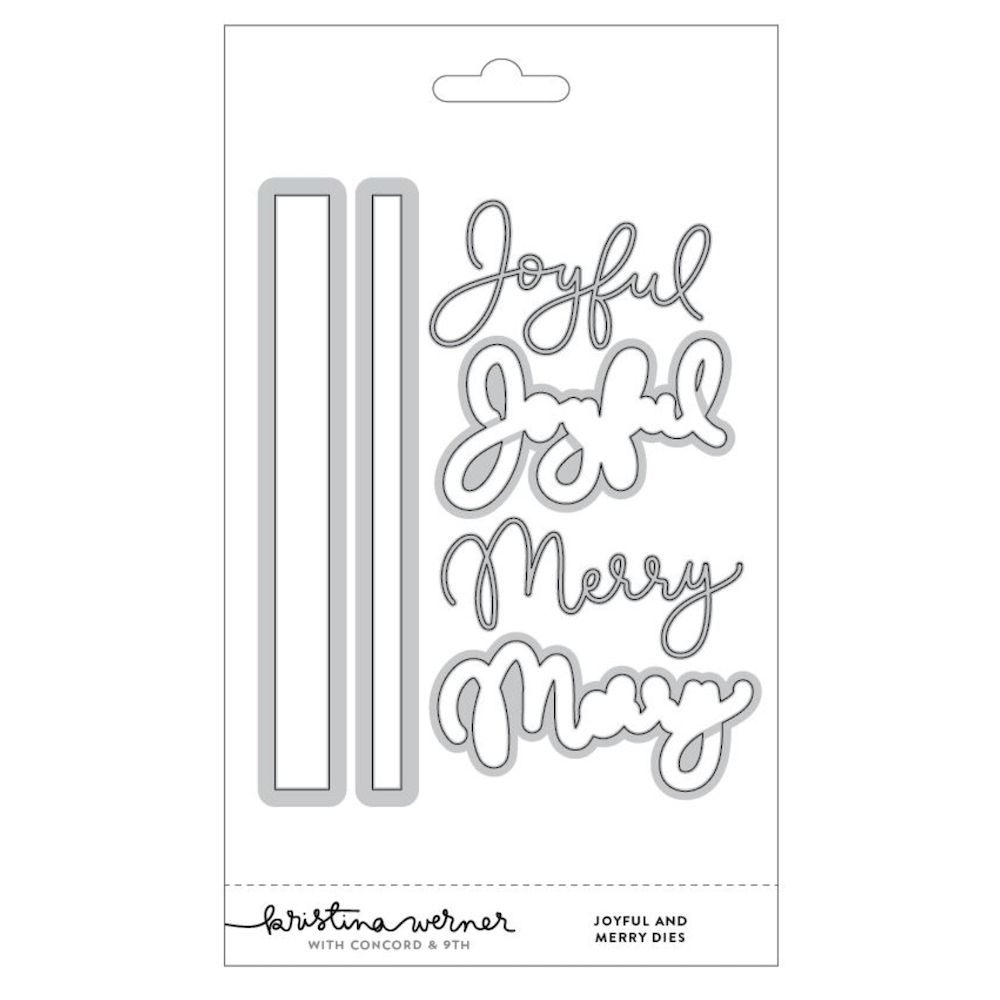 Concord & 9th Kristina Werner Joyful and Merry Die Set kw1171