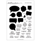 Concord & 9th Kristina Werner Just Talking Clear Stamp Set kw1252