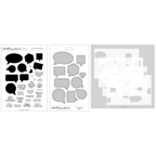 Concord & 9th Kristina Werner Just Talking Stamp Die and Stencil Bundle