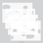 Concord & 9th Kristina Werner Just Talking Stencil Set kw1253