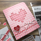 Concord & 9th Kristina Werner Knit With Love Stencil Set kw1073 babe